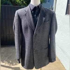 Vintage three button tweed blazer